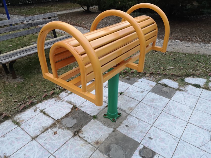 双位伸腰伸背器