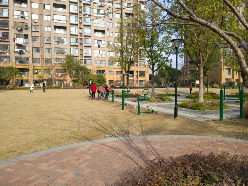 嘉定区安亭镇绿苑新城小区中心广场健身点-市民益智健身苑点